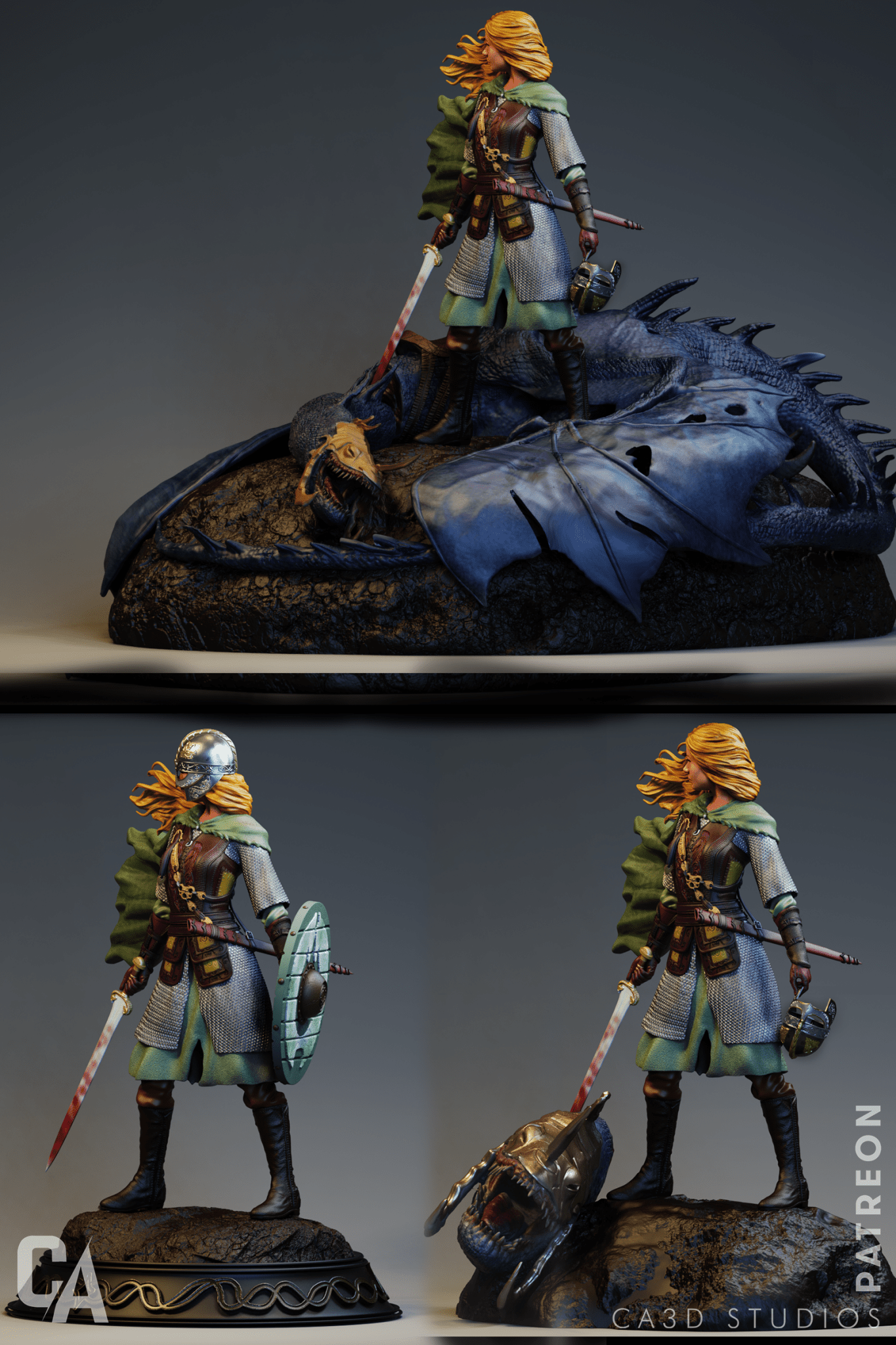 Eowyn - CA 3D Studios - Dark Forge Arts