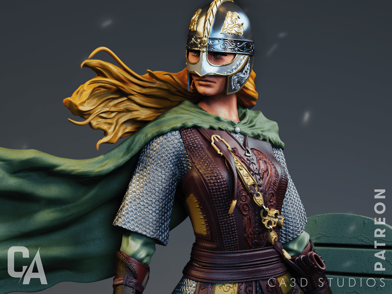 Eowyn - CA 3D Studios - Dark Forge Arts