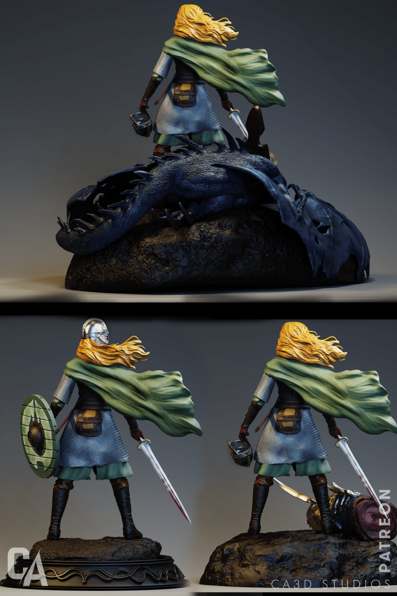 Eowyn - CA 3D Studios - Dark Forge Arts