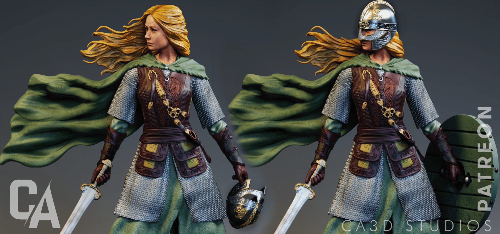Eowyn - CA 3D Studios - Dark Forge Arts