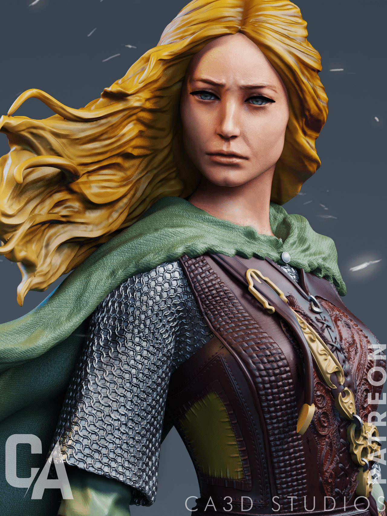 Eowyn - CA 3D Studios - Dark Forge Arts