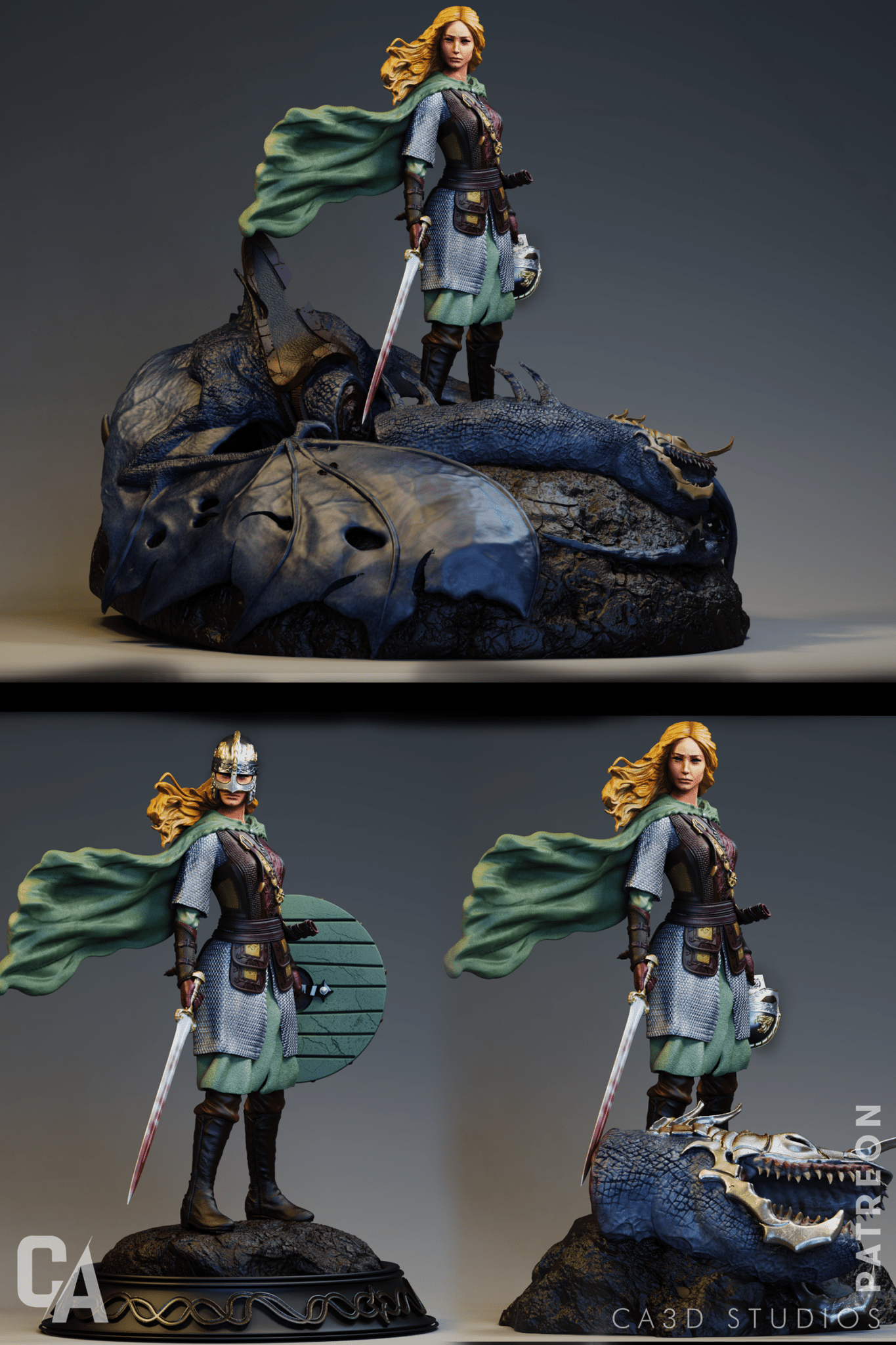 Eowyn - CA 3D Studios - Dark Forge Arts