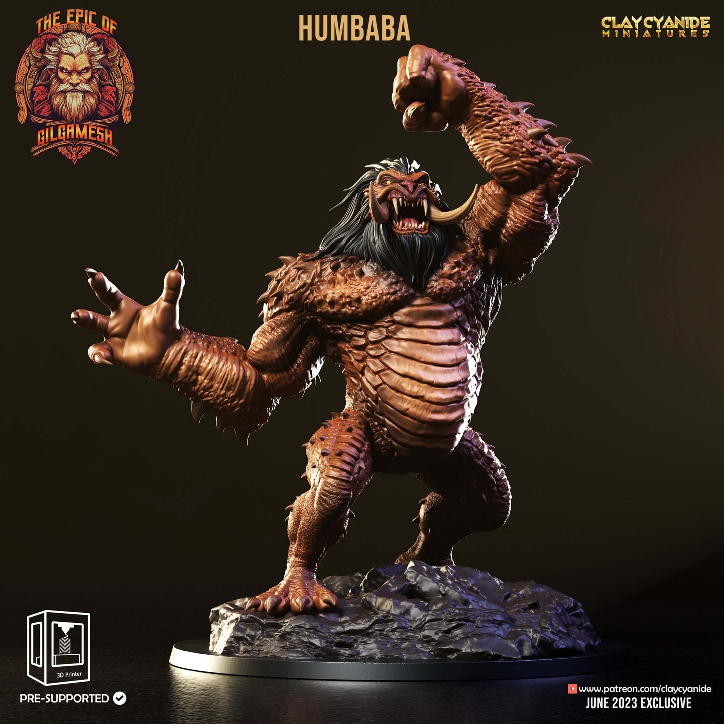 Epic of Gilgamesh - ClayCyanide - Dark Forge Arts