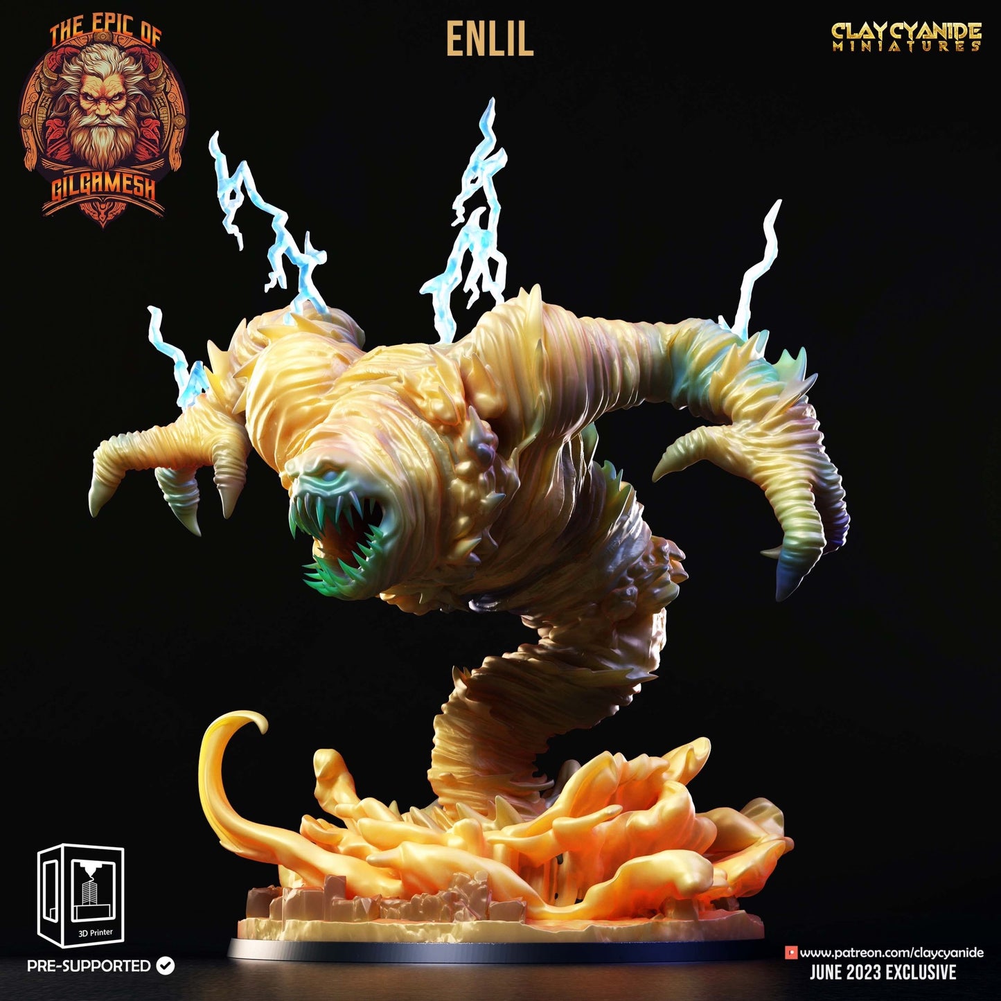 Epic of Gilgamesh - ClayCyanide - Dark Forge Arts