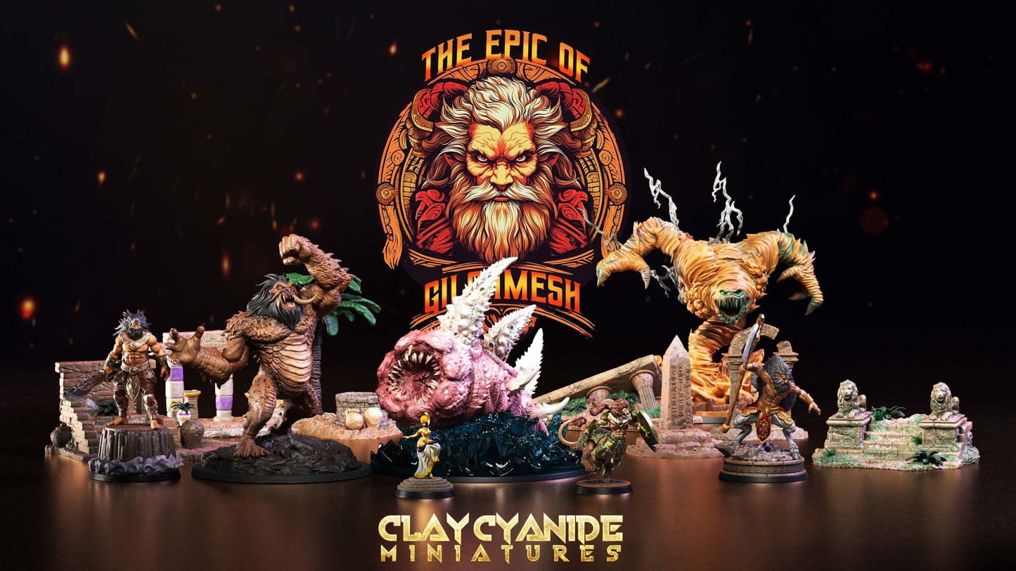 Epic of Gilgamesh - ClayCyanide - Dark Forge Arts