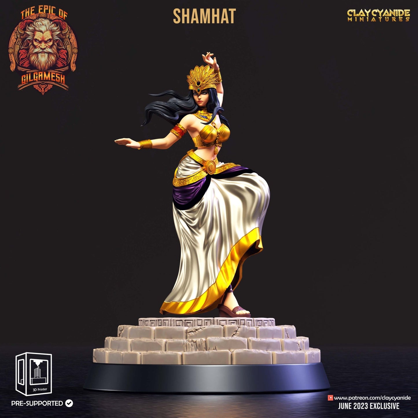 Epic of Gilgamesh - ClayCyanide - Dark Forge Arts