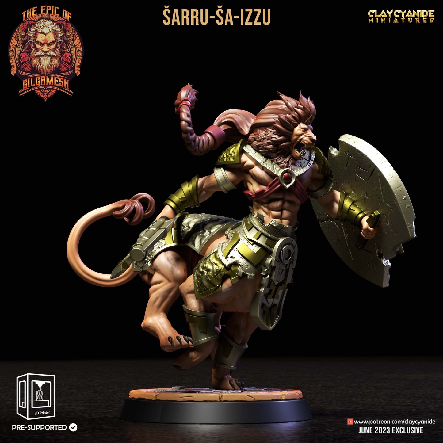 Epic of Gilgamesh - ClayCyanide - Dark Forge Arts