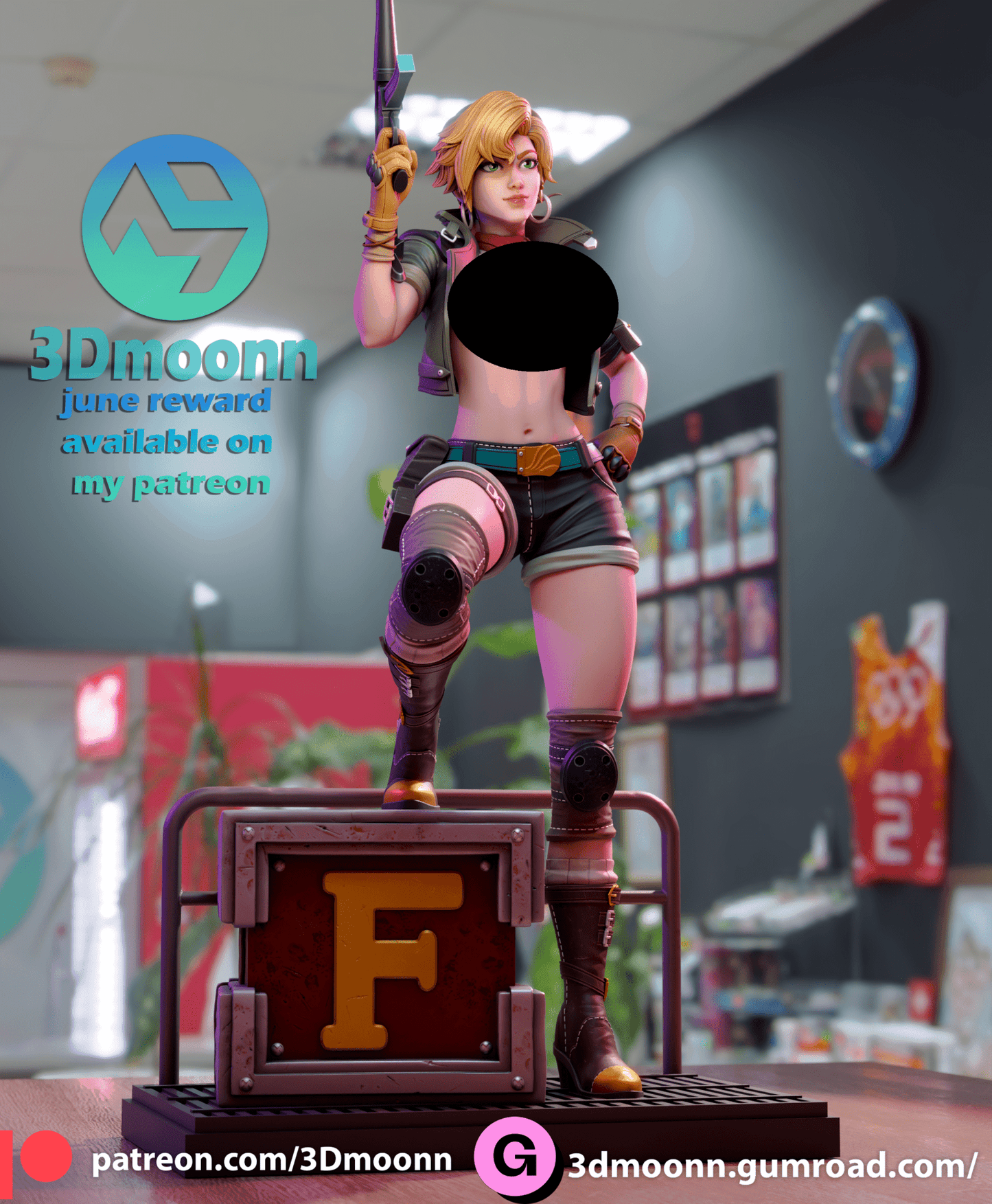 Eri - 3DMoonn - Dark Forge Arts