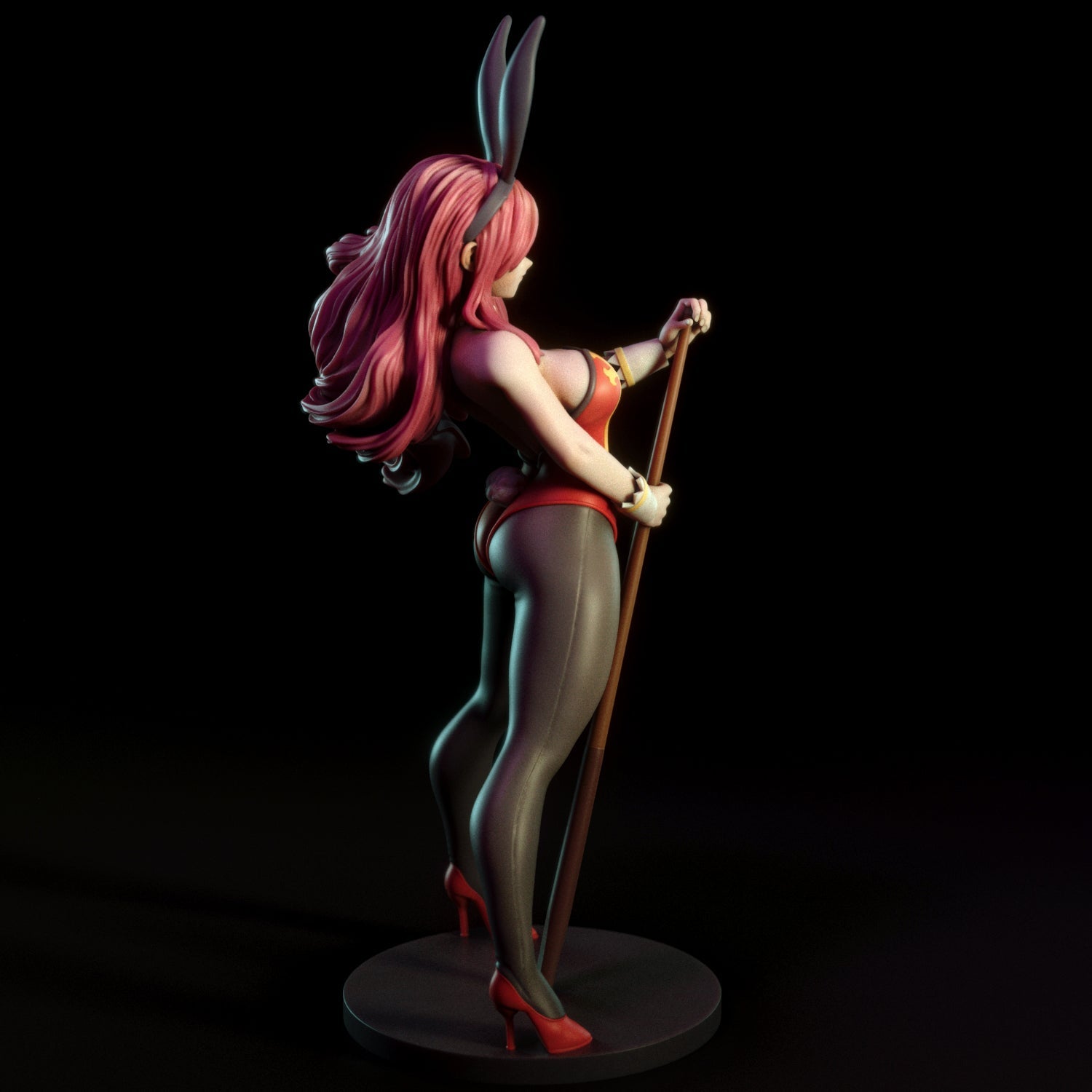 Erza Scarlet Bunny - Torrida Minis - Dark Forge Arts