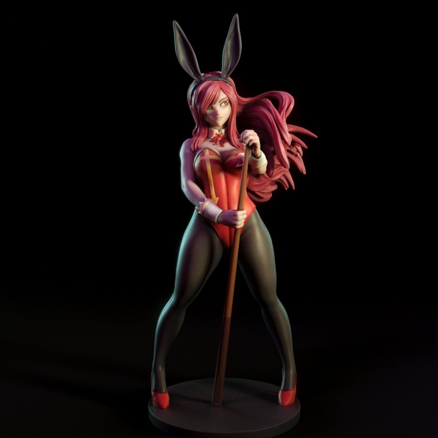 Erza Scarlet Bunny - Torrida Minis - Dark Forge Arts
