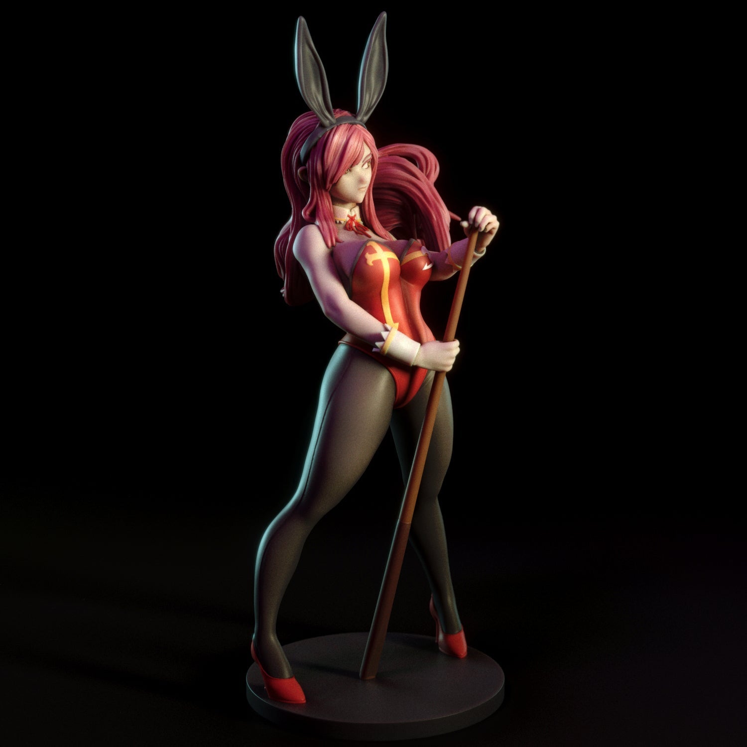 Erza Scarlet Bunny - Torrida Minis - Dark Forge Arts