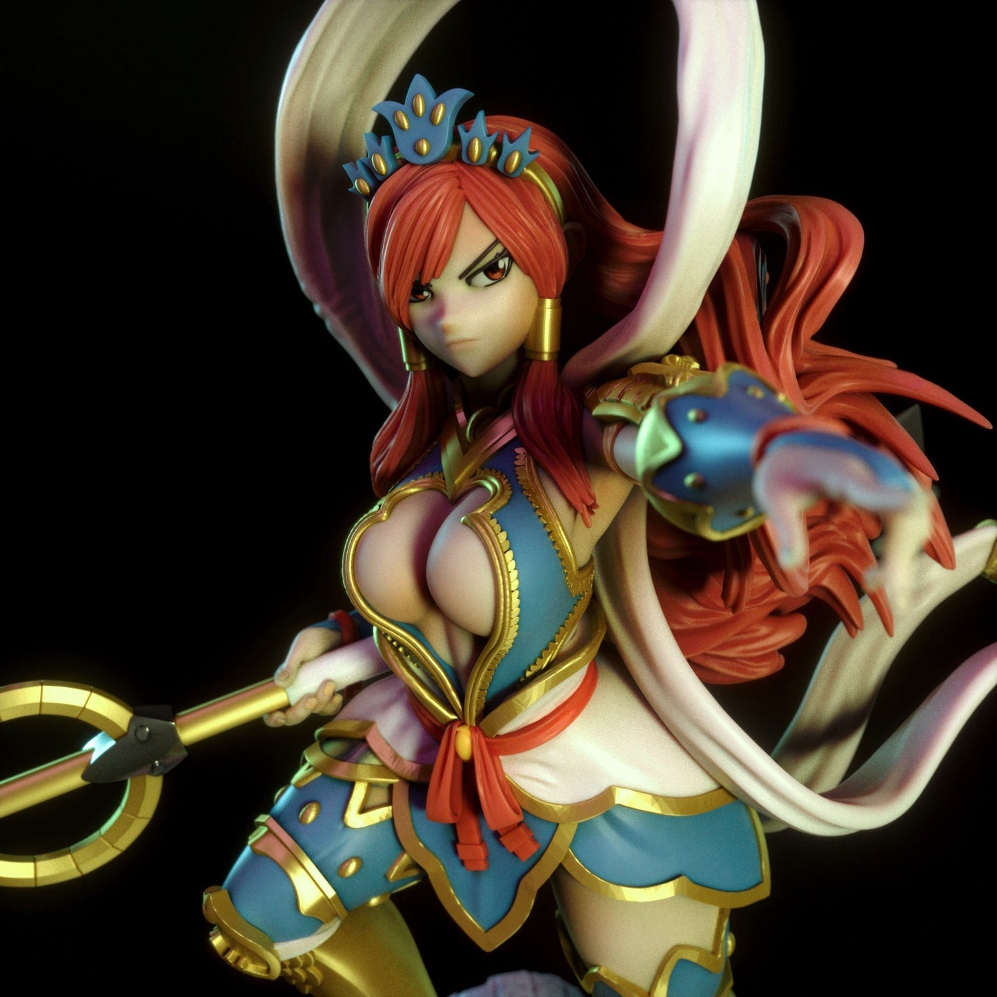 Erza Scarlet Nakagami - Torrida Minis - Dark Forge Arts