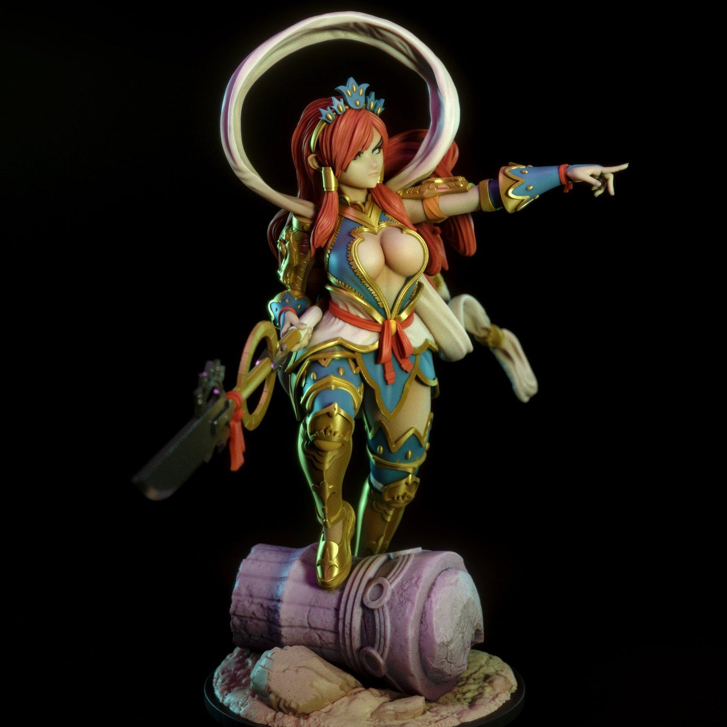 Erza Scarlet Nakagami - Torrida Minis - Dark Forge Arts