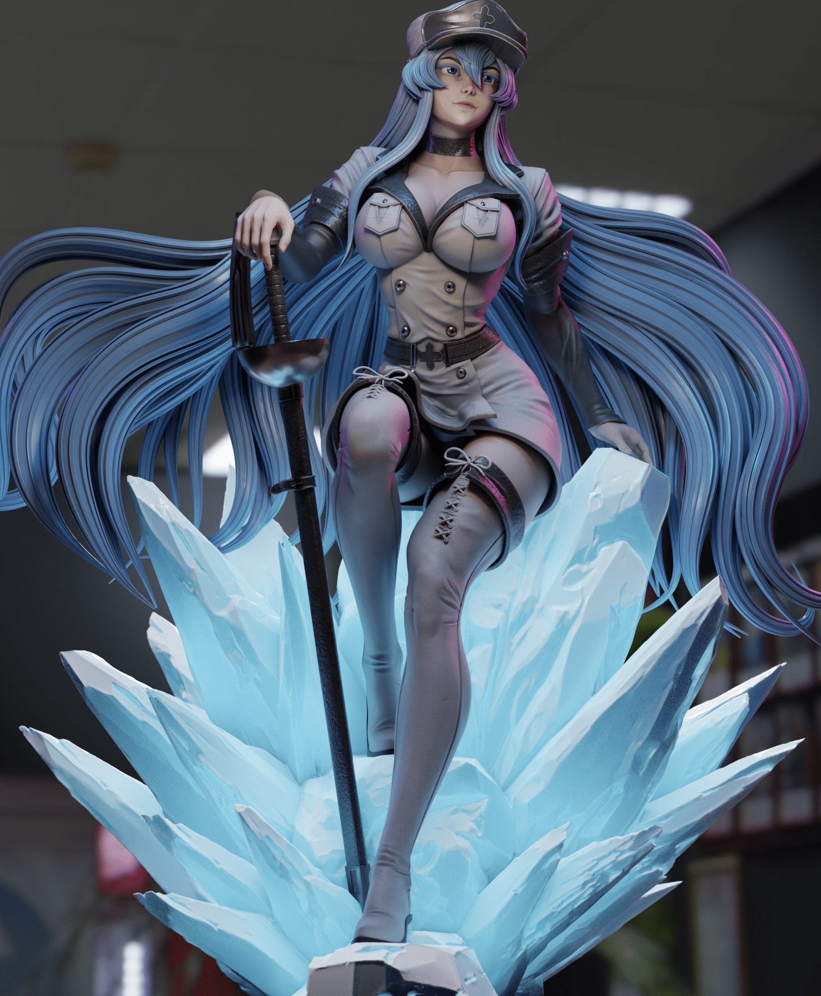 Esdeath - 3DMoonn - Dark Forge Arts