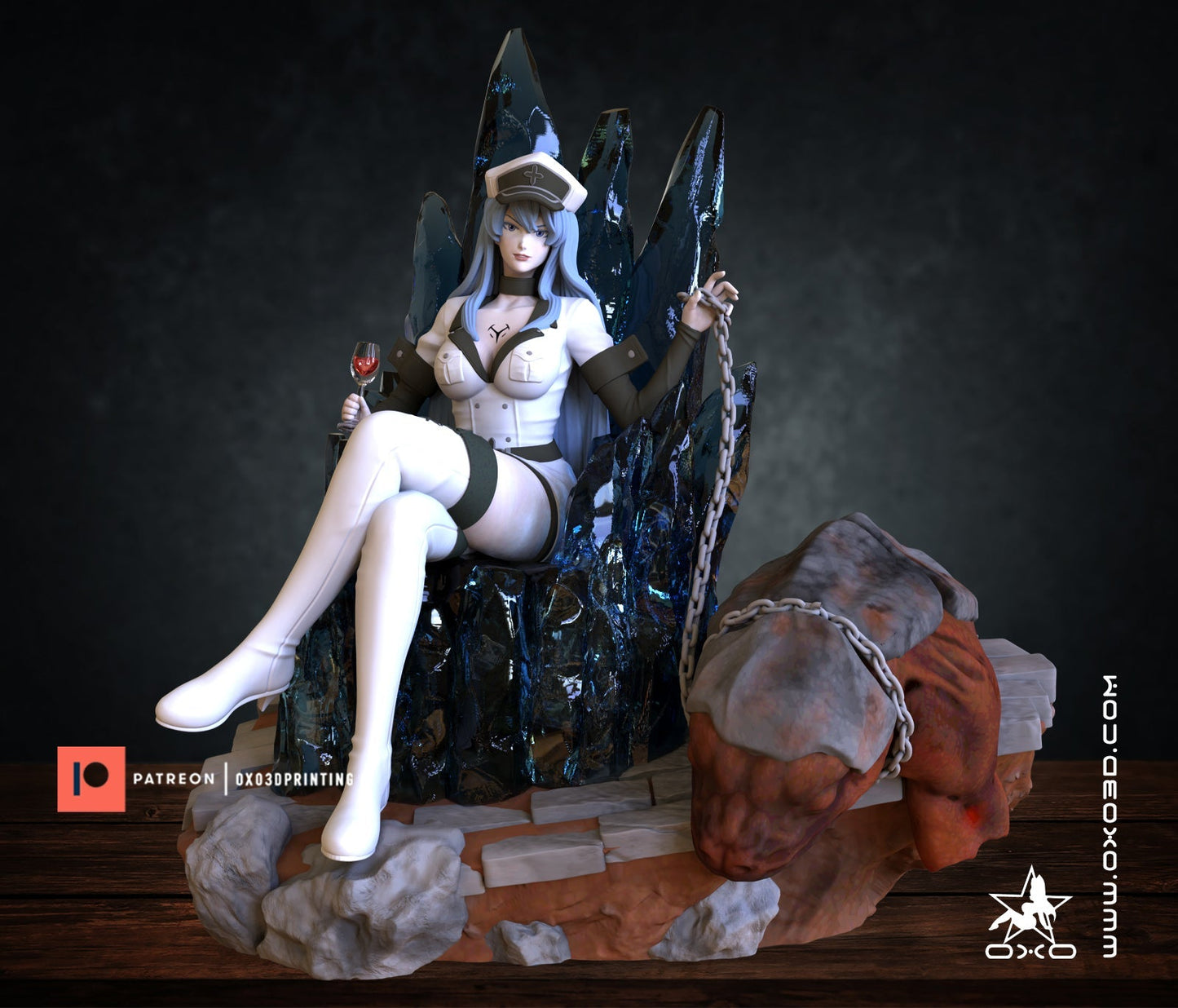 Esdeath - OXO3D - Dark Forge Arts