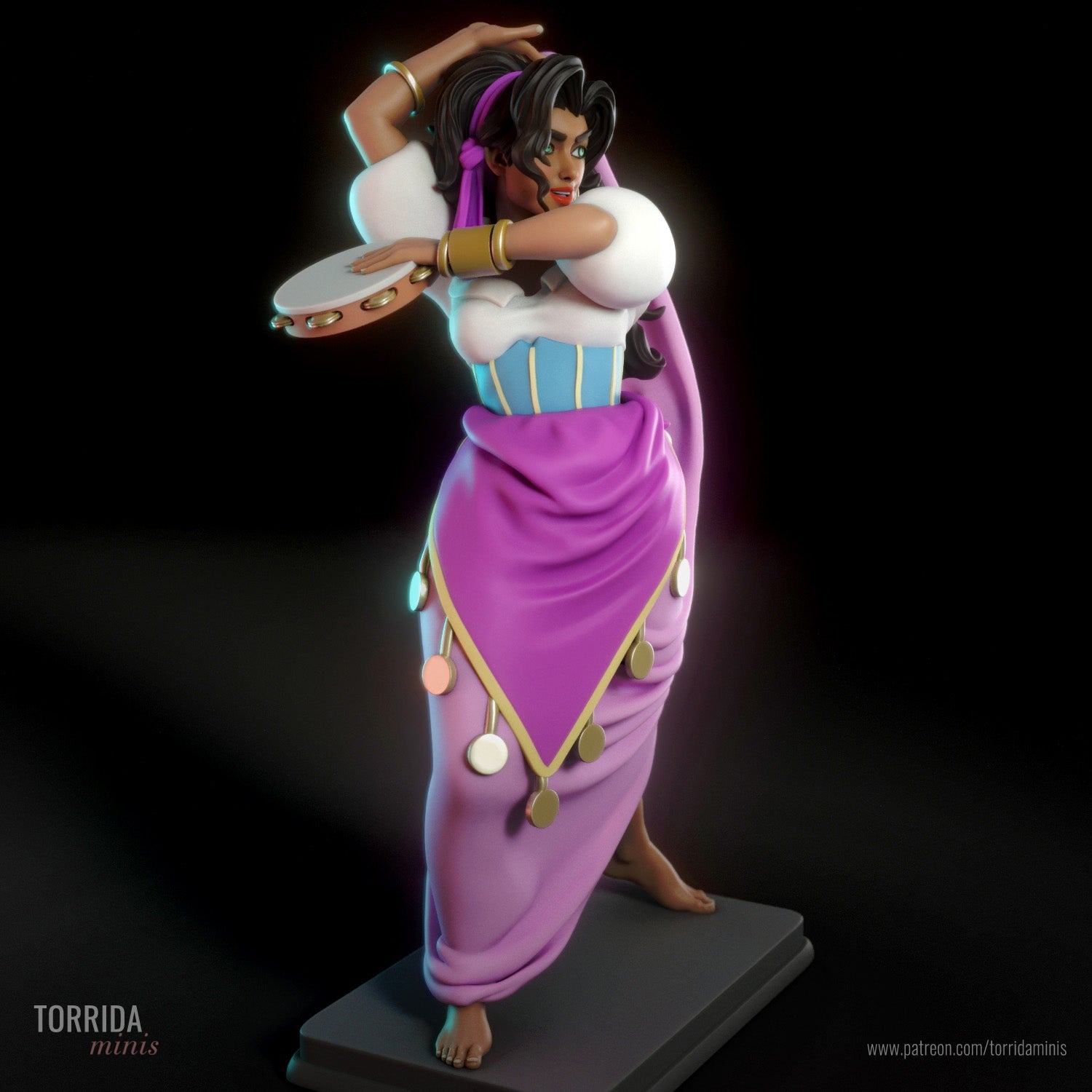 Esmeralda - Torrida Minis - Dark Forge Arts