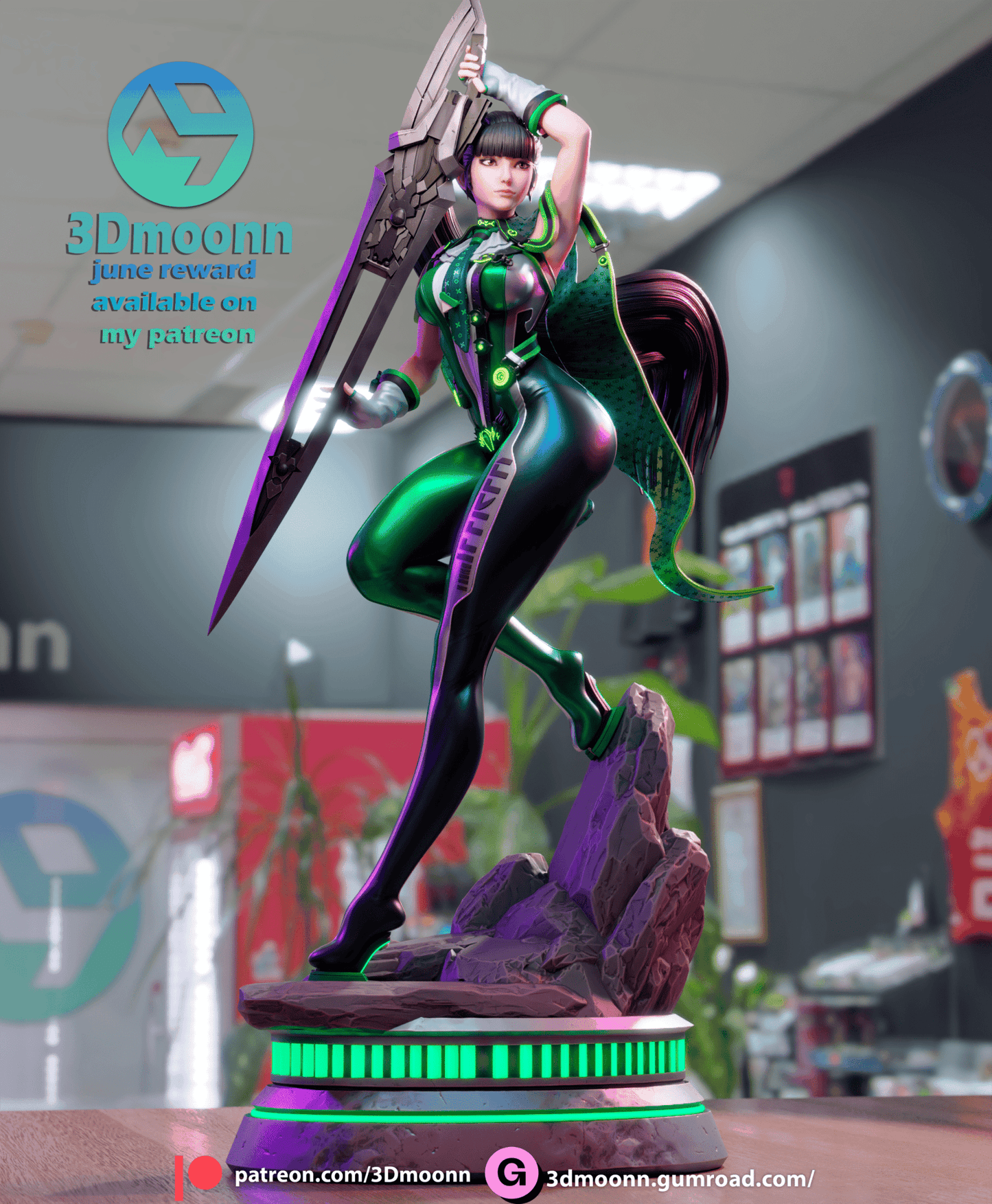 Eve Stellar Blade - 3DMoonn - Dark Forge Arts