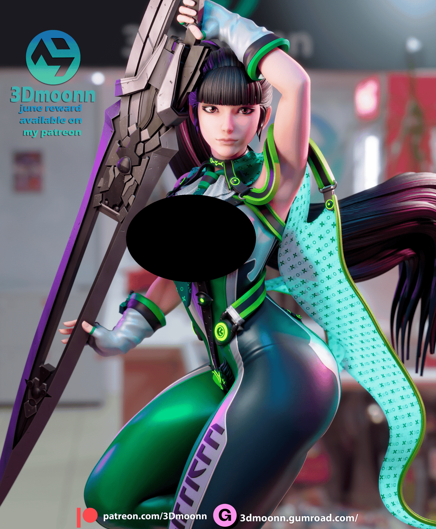 Eve Stellar Blade - 3DMoonn - Dark Forge Arts