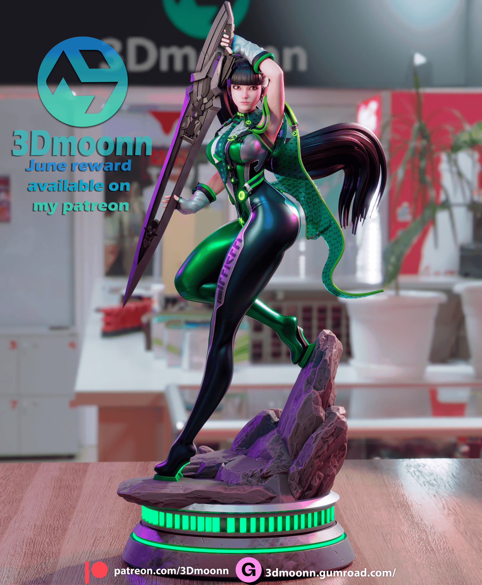 Eve Stellar Blade - 3DMoonn - Dark Forge Arts