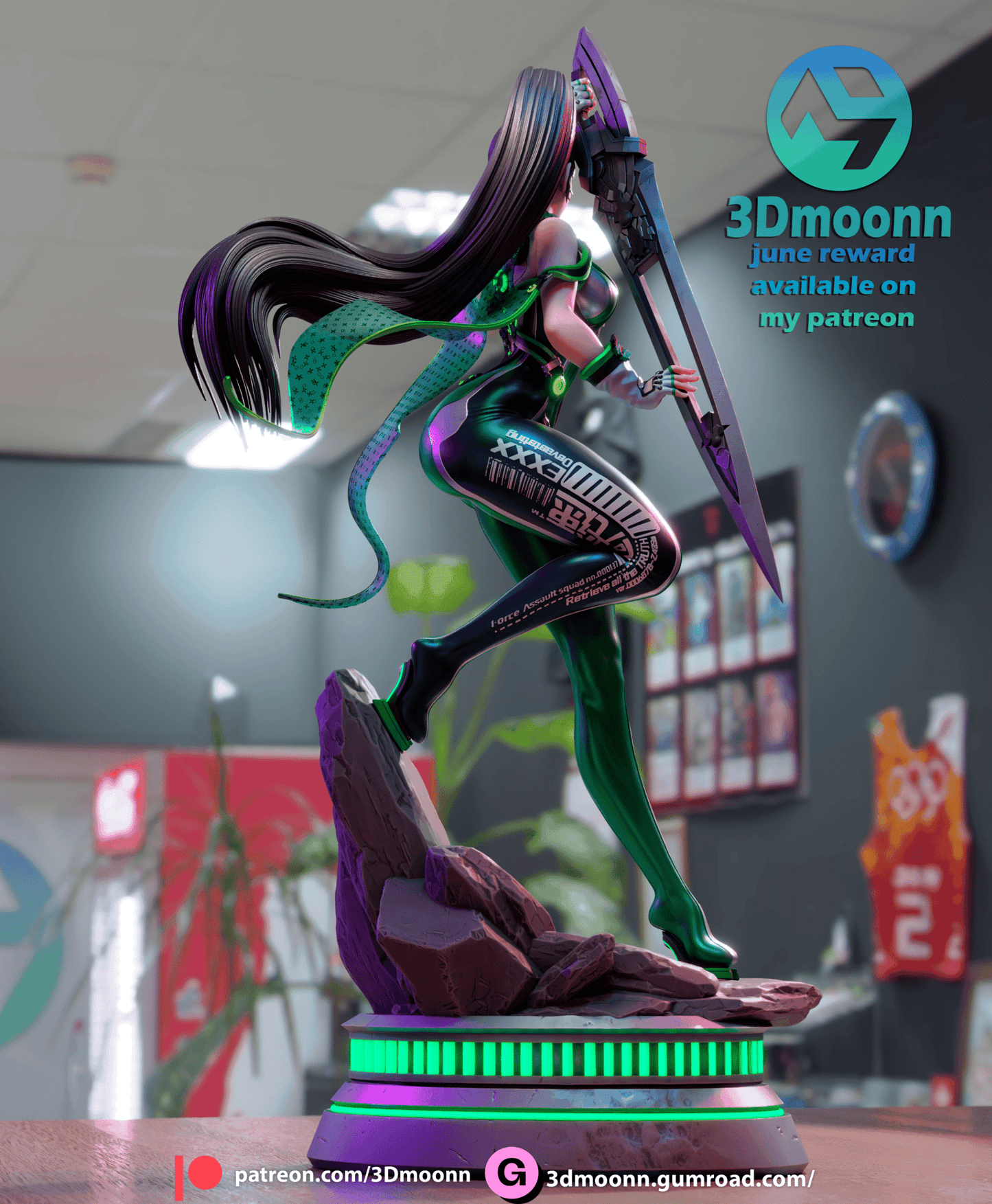 Eve Stellar Blade - 3DMoonn - Dark Forge Arts