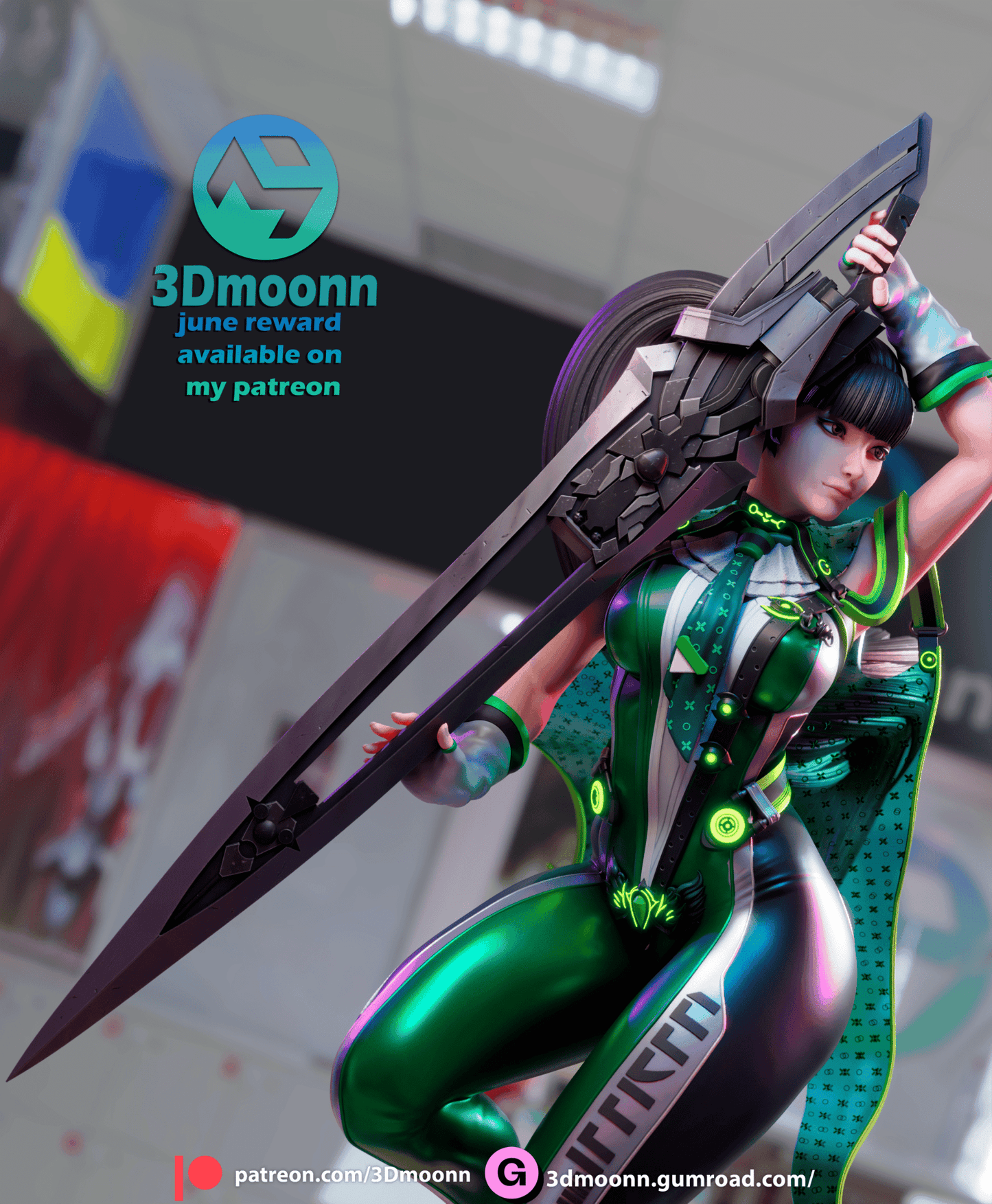 Eve Stellar Blade - 3DMoonn - Dark Forge Arts