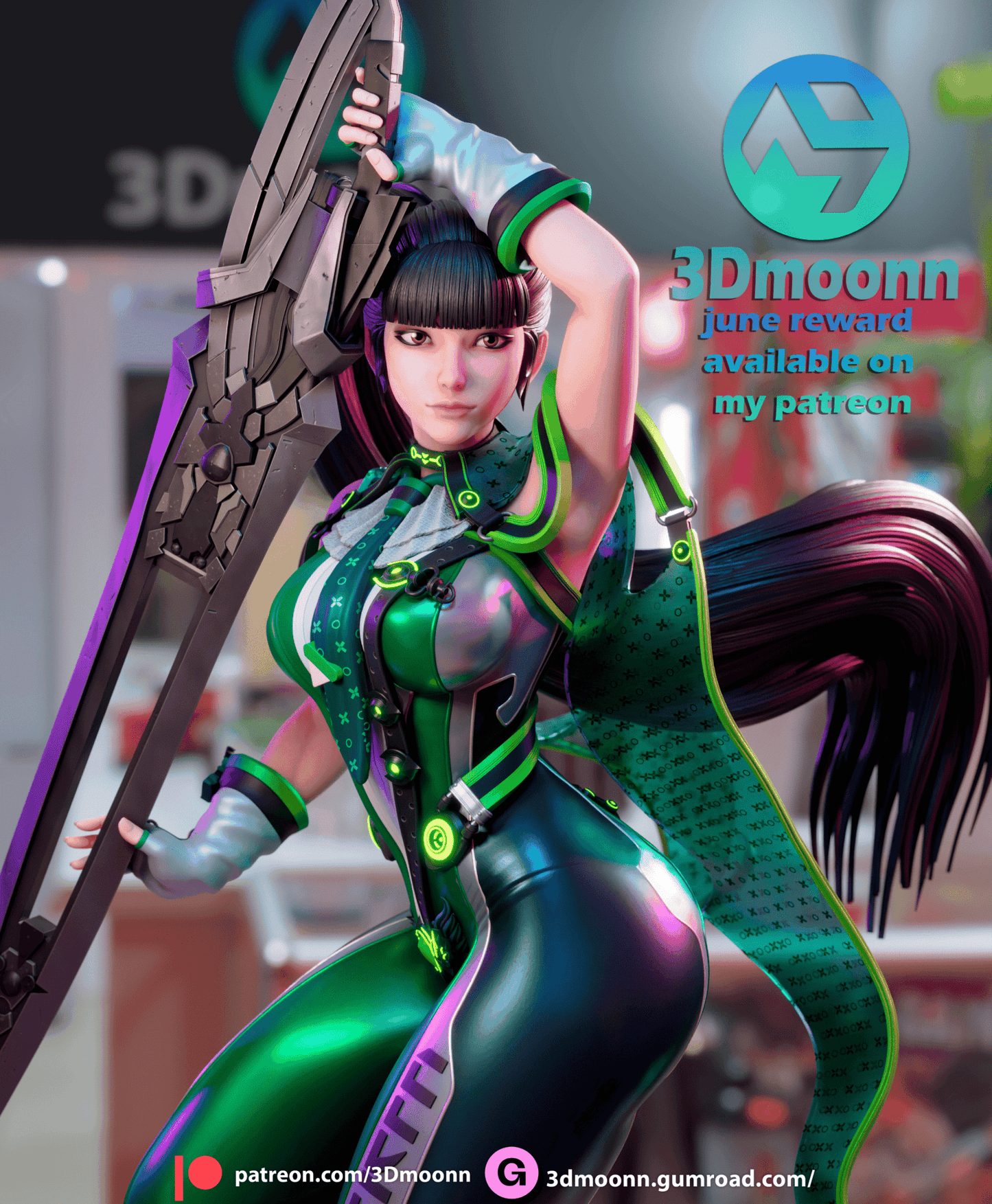 Eve Stellar Blade - 3DMoonn - Dark Forge Arts