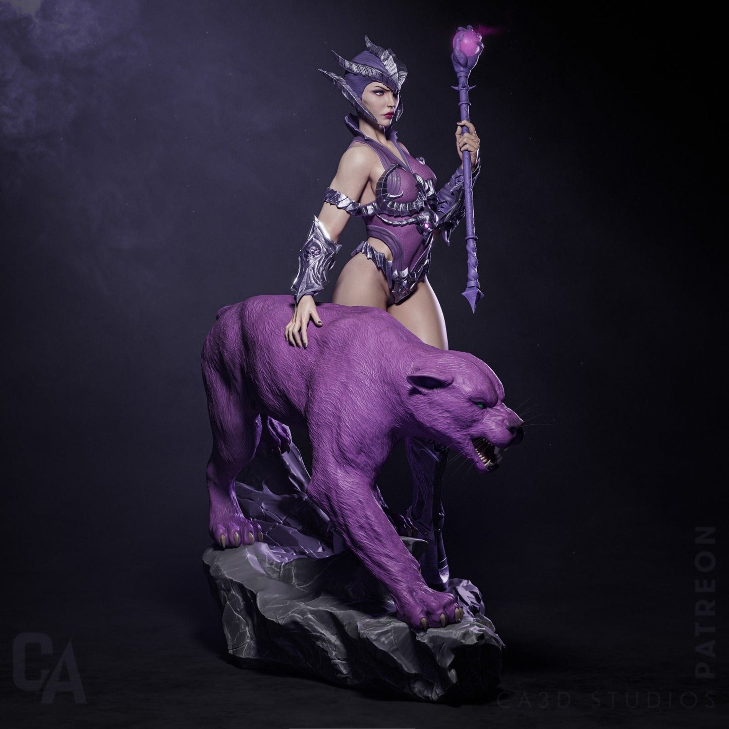 Evil Lyn - CA 3D Studios - Dark Forge Arts