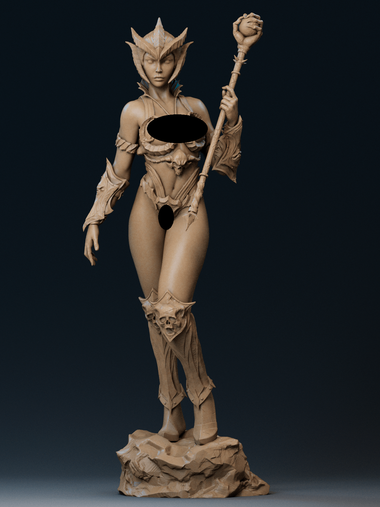Evil Lyn - CA 3D Studios - Dark Forge Arts