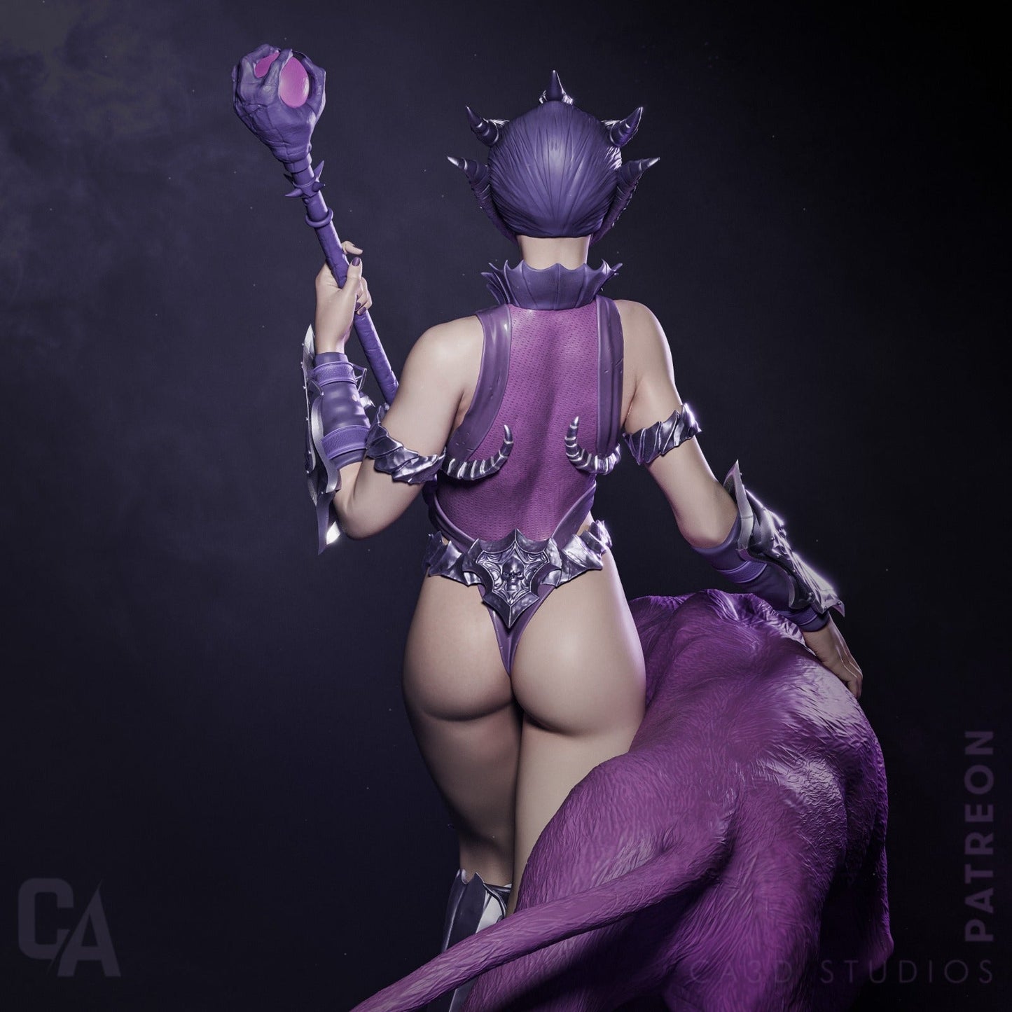 Evil Lyn - CA 3D Studios - Dark Forge Arts