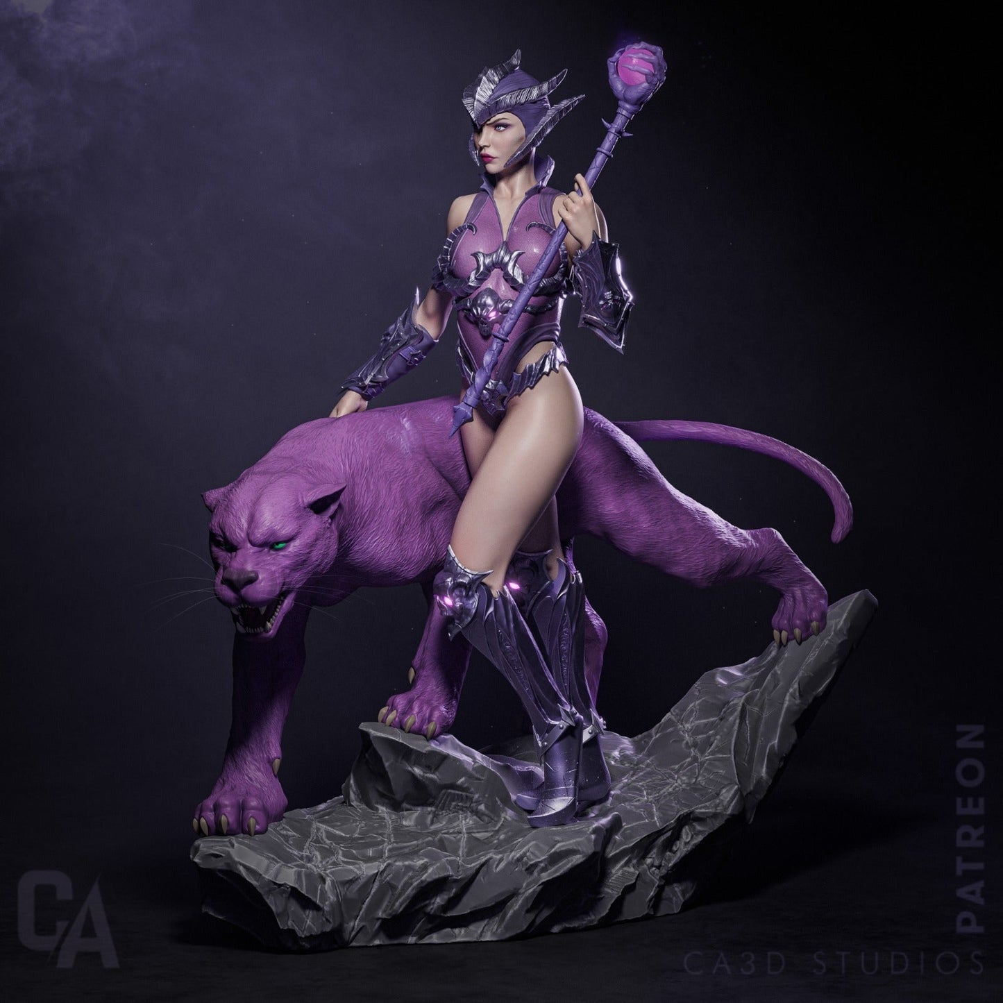 Evil Lyn - CA 3D Studios - Dark Forge Arts