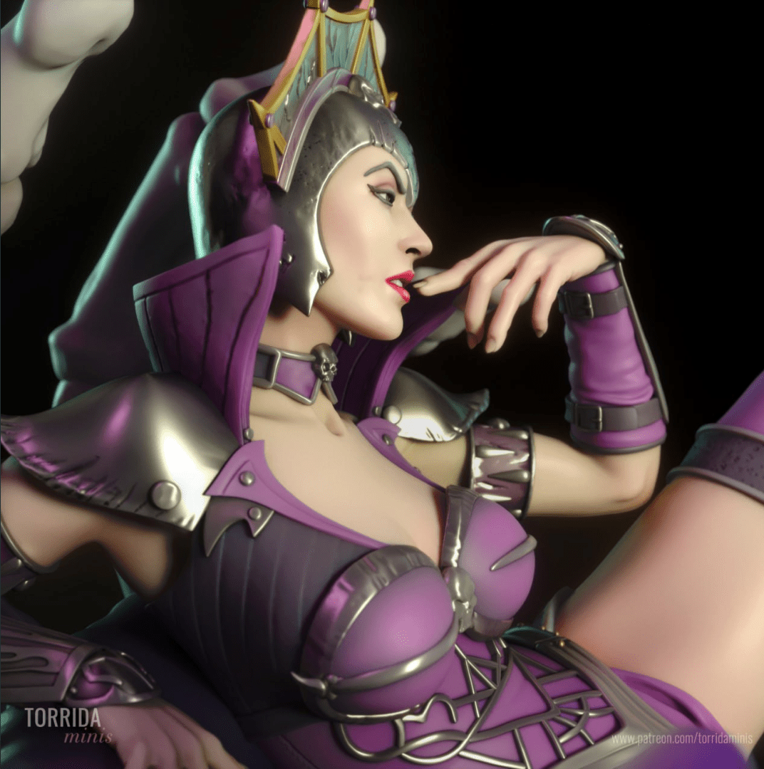 Evil Lyn - Torrida Minis - Dark Forge Arts