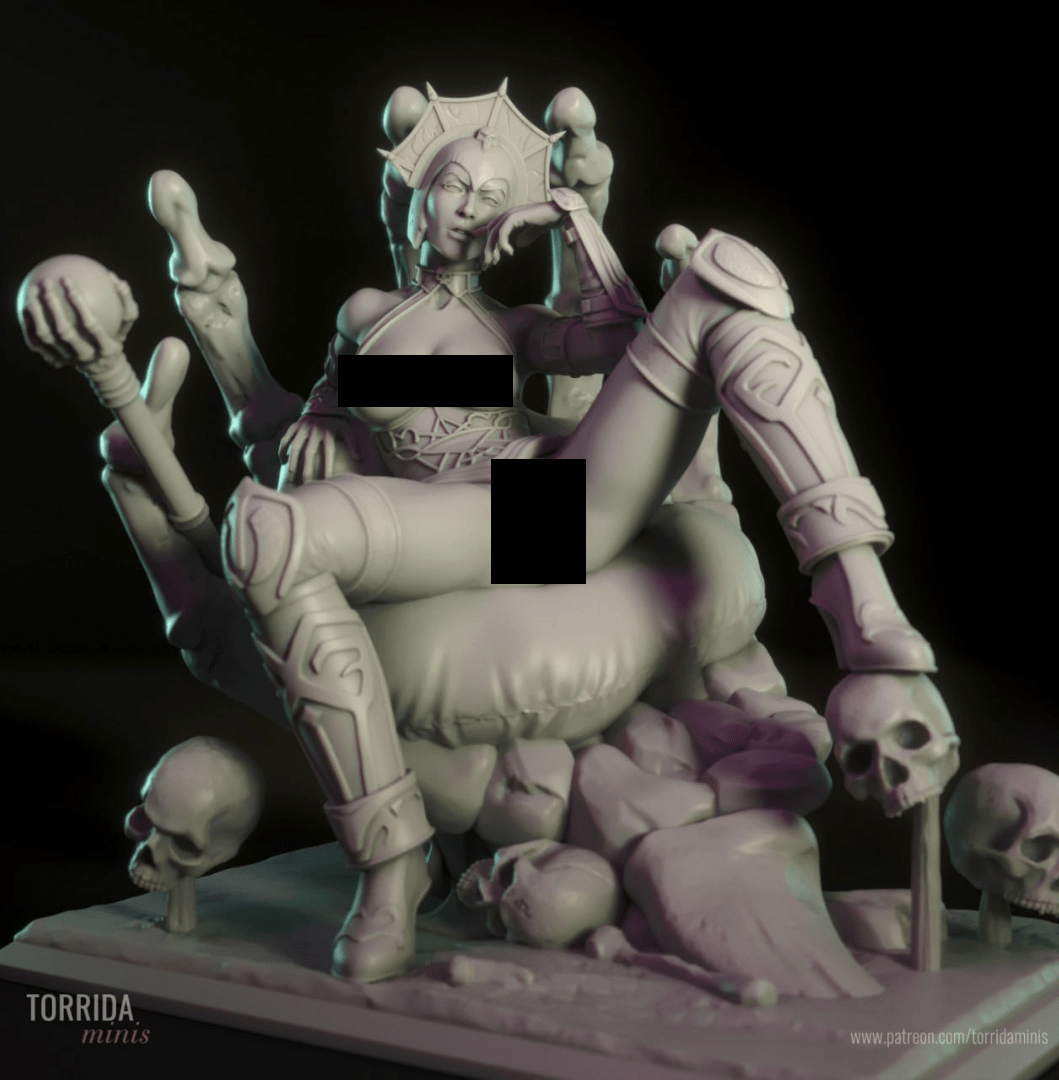 Evil Lyn - Torrida Minis - Dark Forge Arts