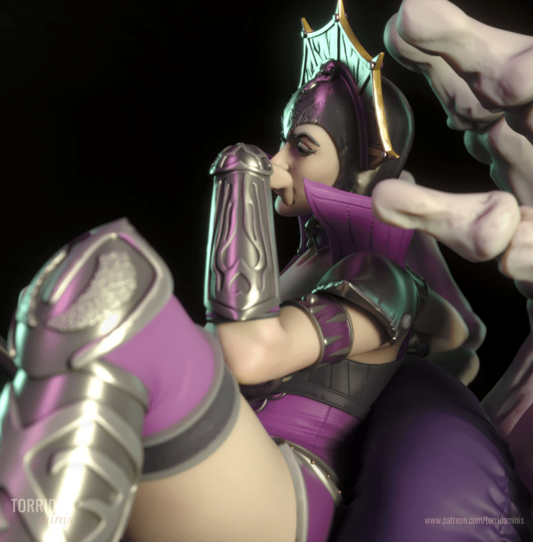 Evil Lyn - Torrida Minis - Dark Forge Arts