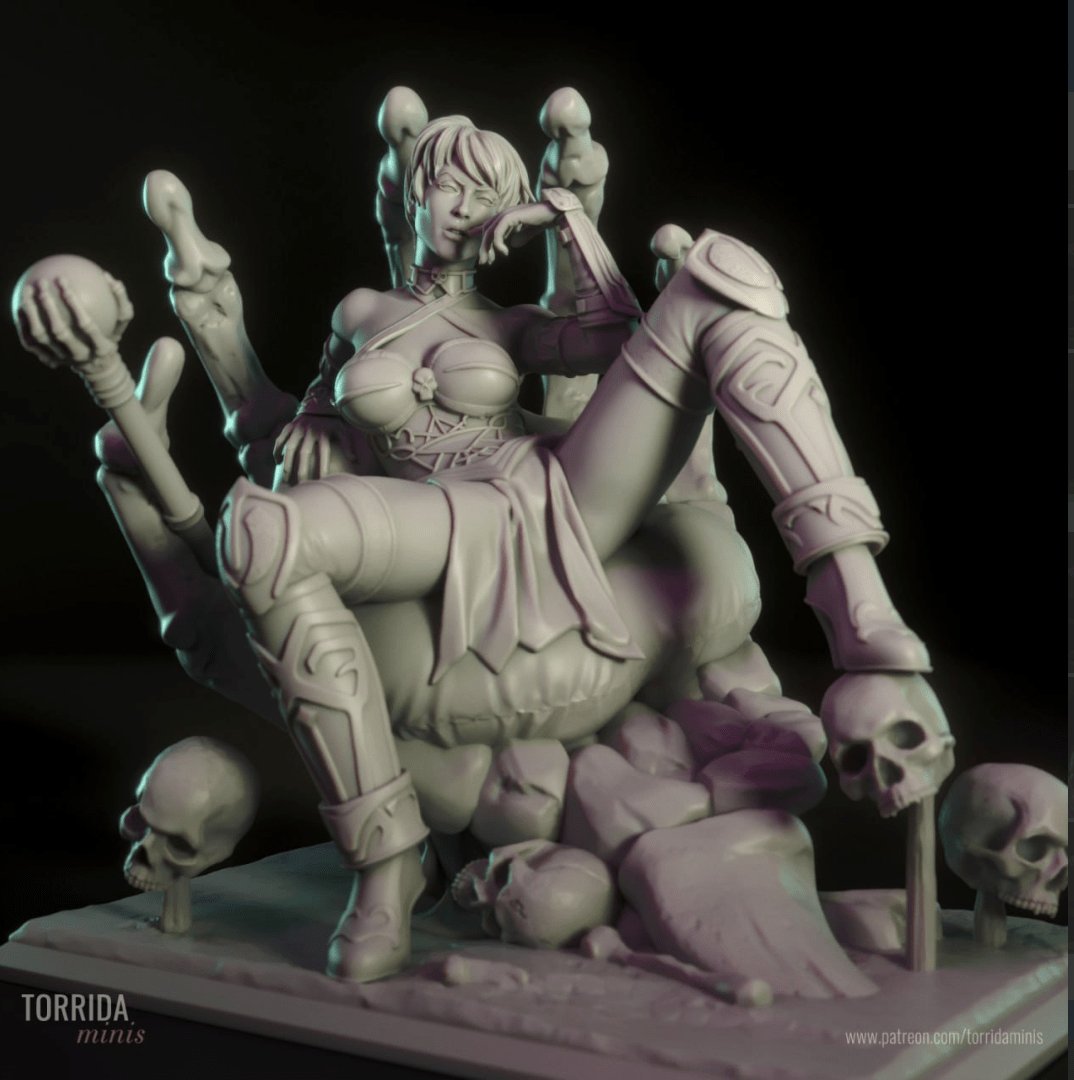 Evil Lyn - Torrida Minis - Dark Forge Arts