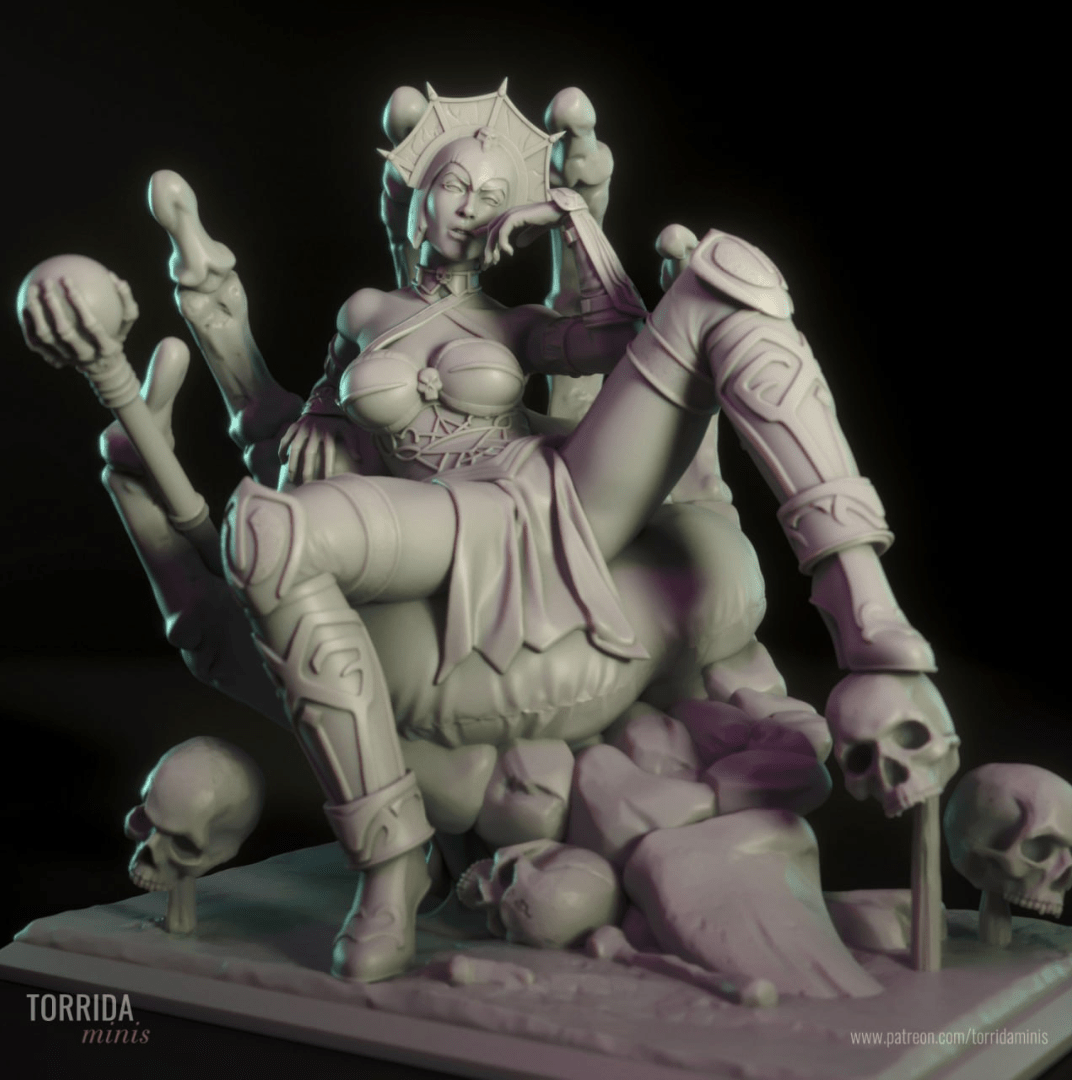 Evil Lyn - Torrida Minis - Dark Forge Arts