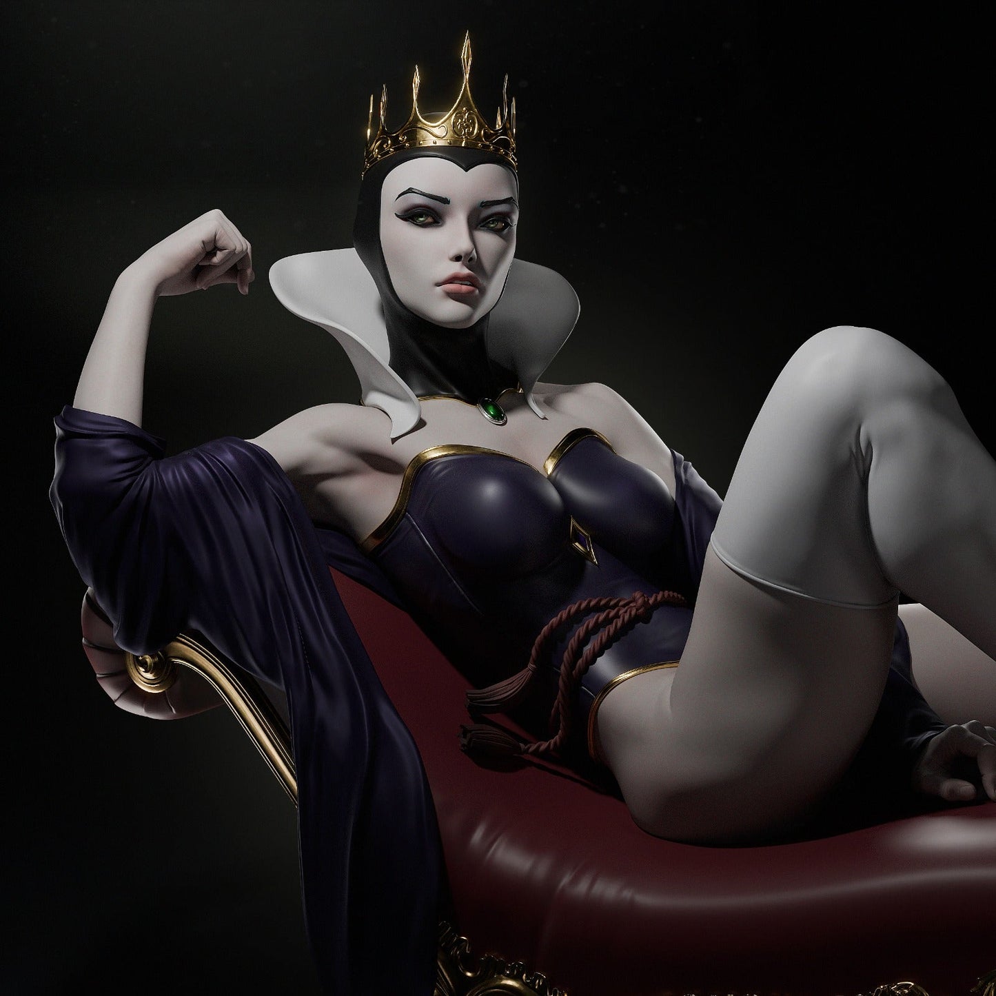 Evil Queen - CA 3D Studios - Dark Forge Arts