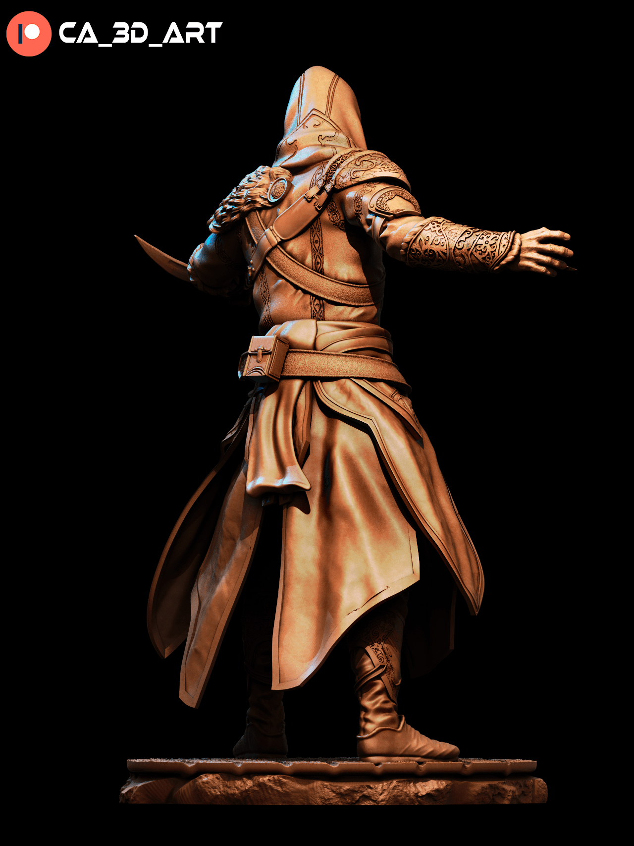 Ezio Auditore - CA 3D Studios - Dark Forge Arts