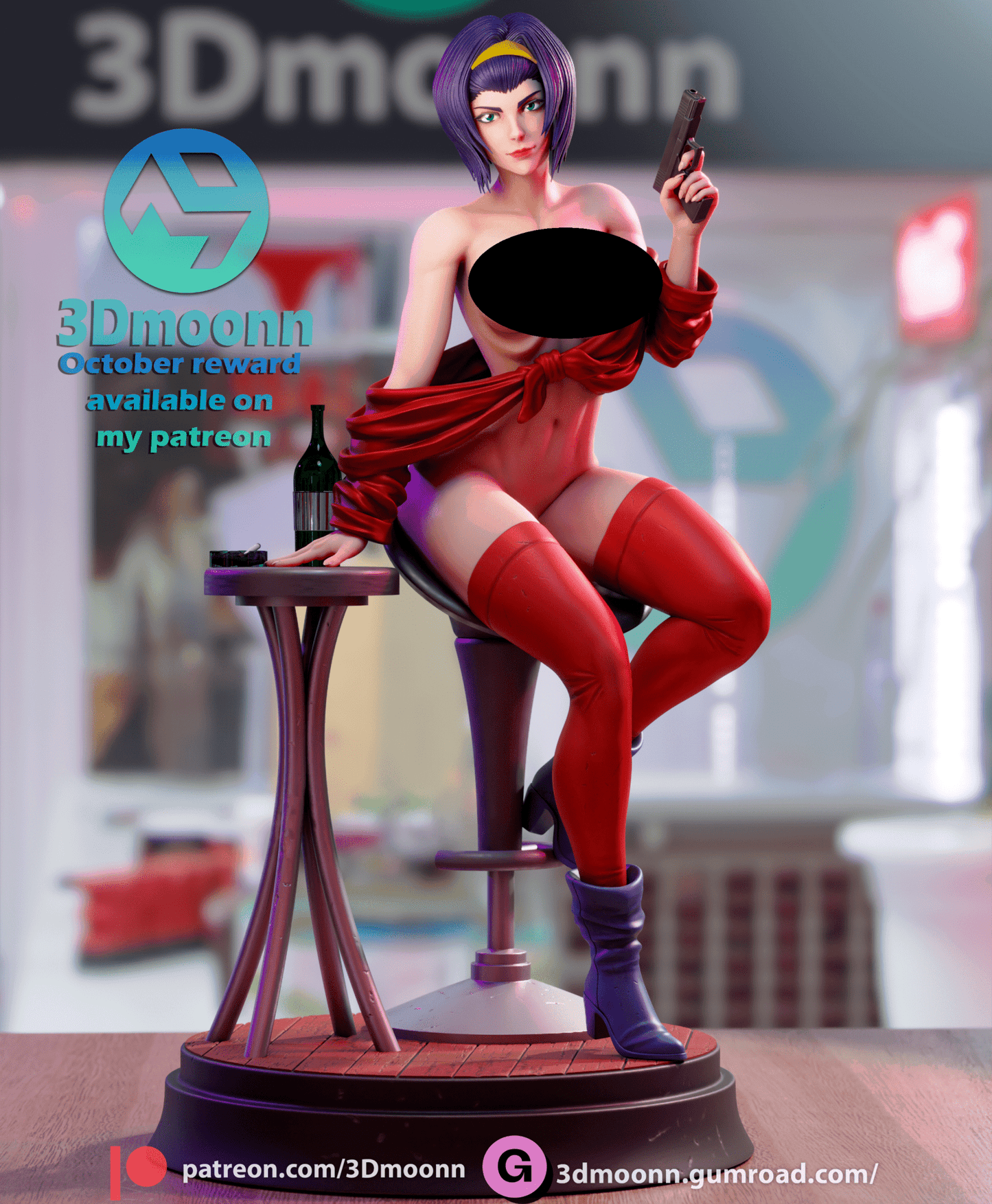 Faye Valentine - 3DMoonn - Dark Forge Arts