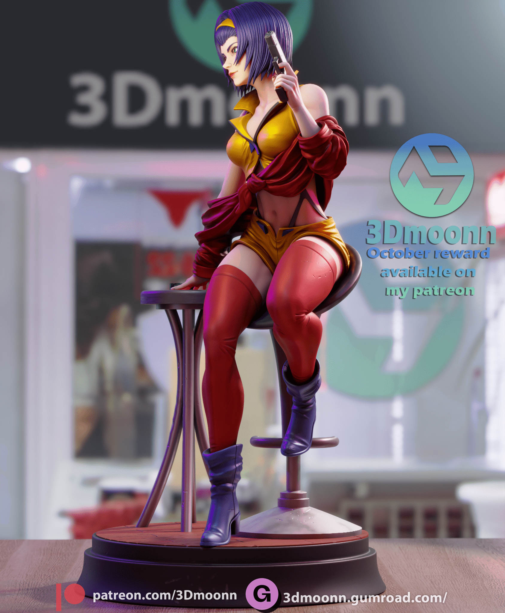 Faye Valentine - 3DMoonn - Dark Forge Arts