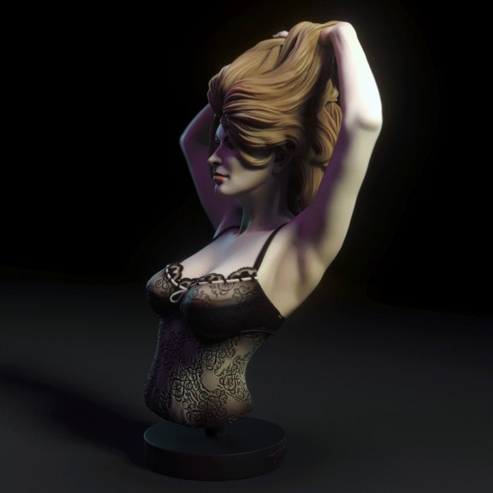 Female Bust 1 - Torrida Minis - Dark Forge Arts