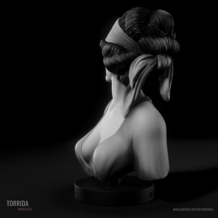Female Bust 3 - Torrida Minis - Dark Forge Arts