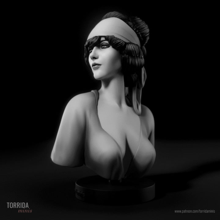 Female Bust 3 - Torrida Minis - Dark Forge Arts