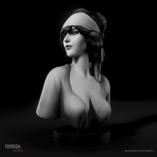 Female Bust 3 - Torrida Minis - Dark Forge Arts