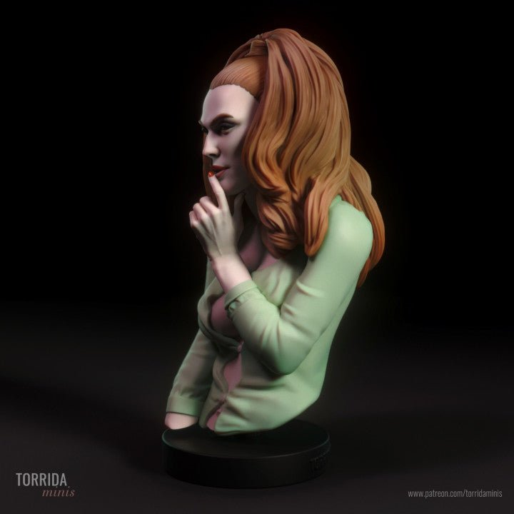 Female Bust 4 - Torrida Minis - Dark Forge Arts