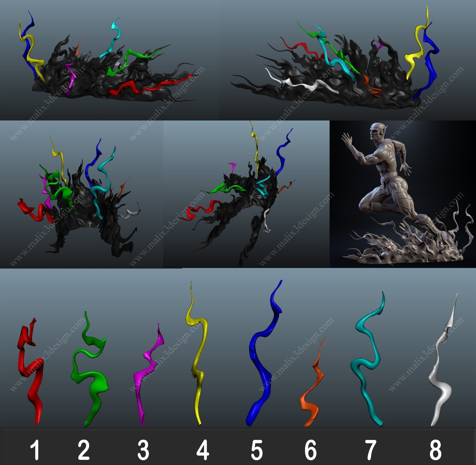 Flash - Sanix3D - Dark Forge Arts