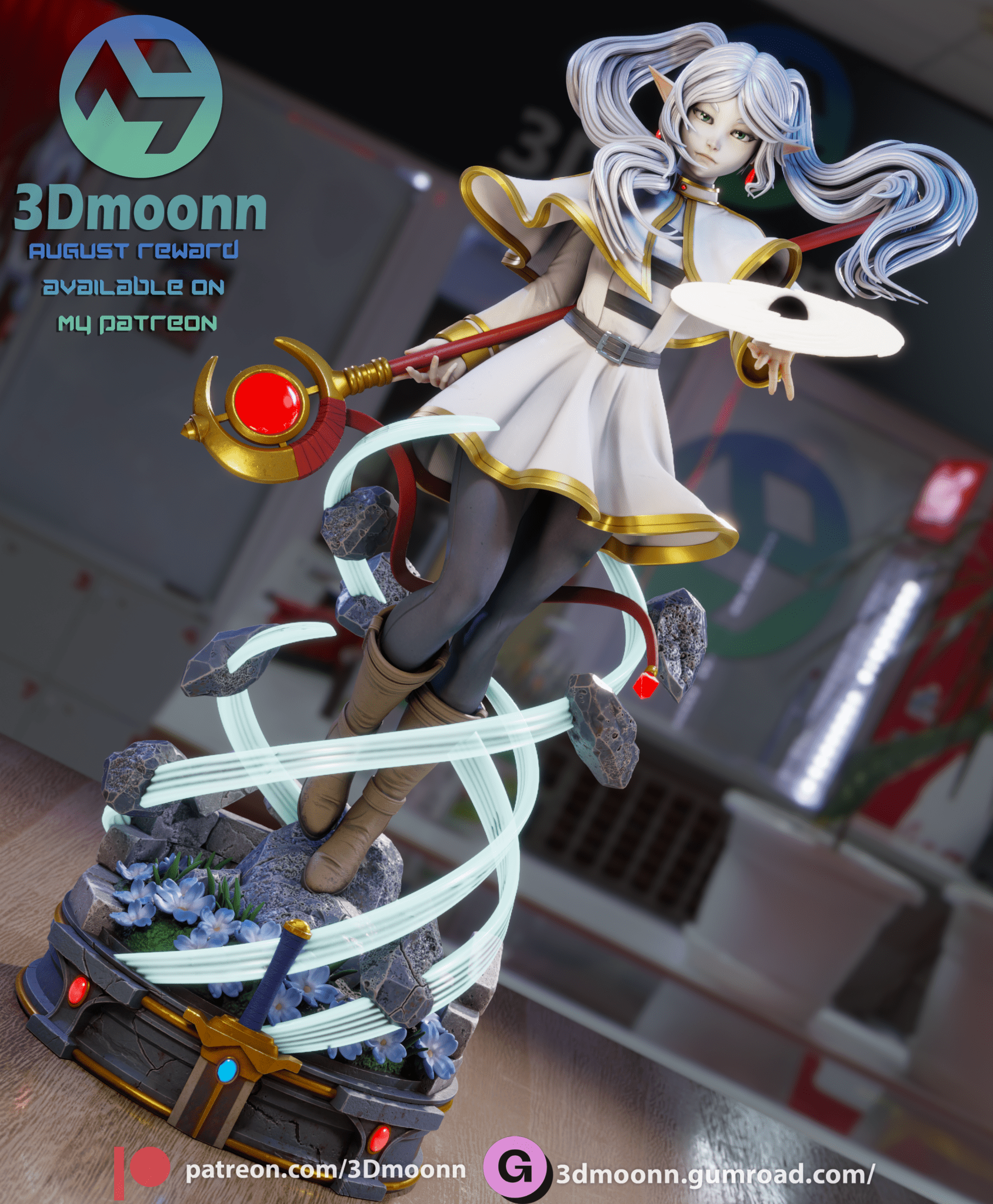 Frieren - 3DMoonn - Dark Forge Arts
