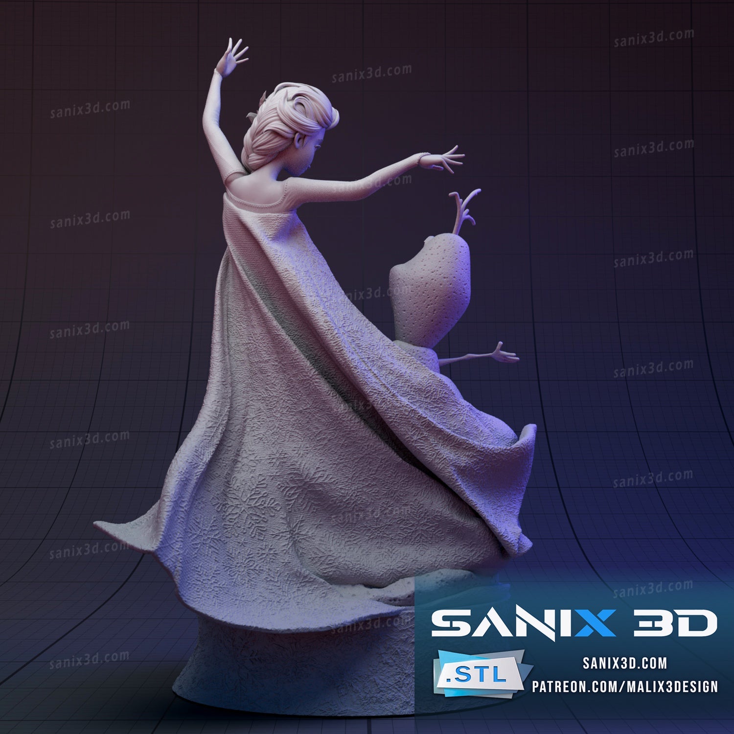 Frozen - Sanix3D - Dark Forge Arts