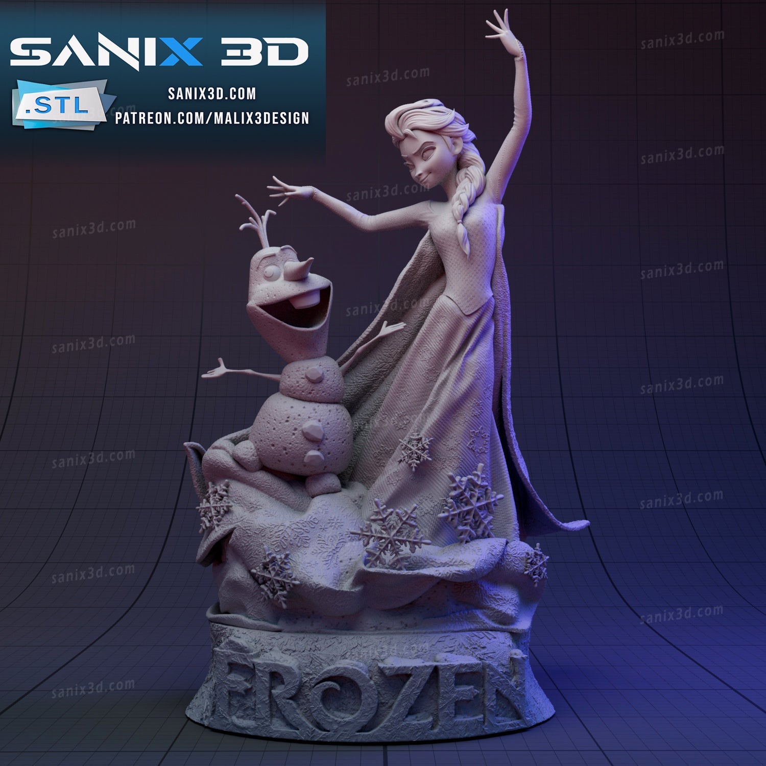 Frozen - Sanix3D - Dark Forge Arts