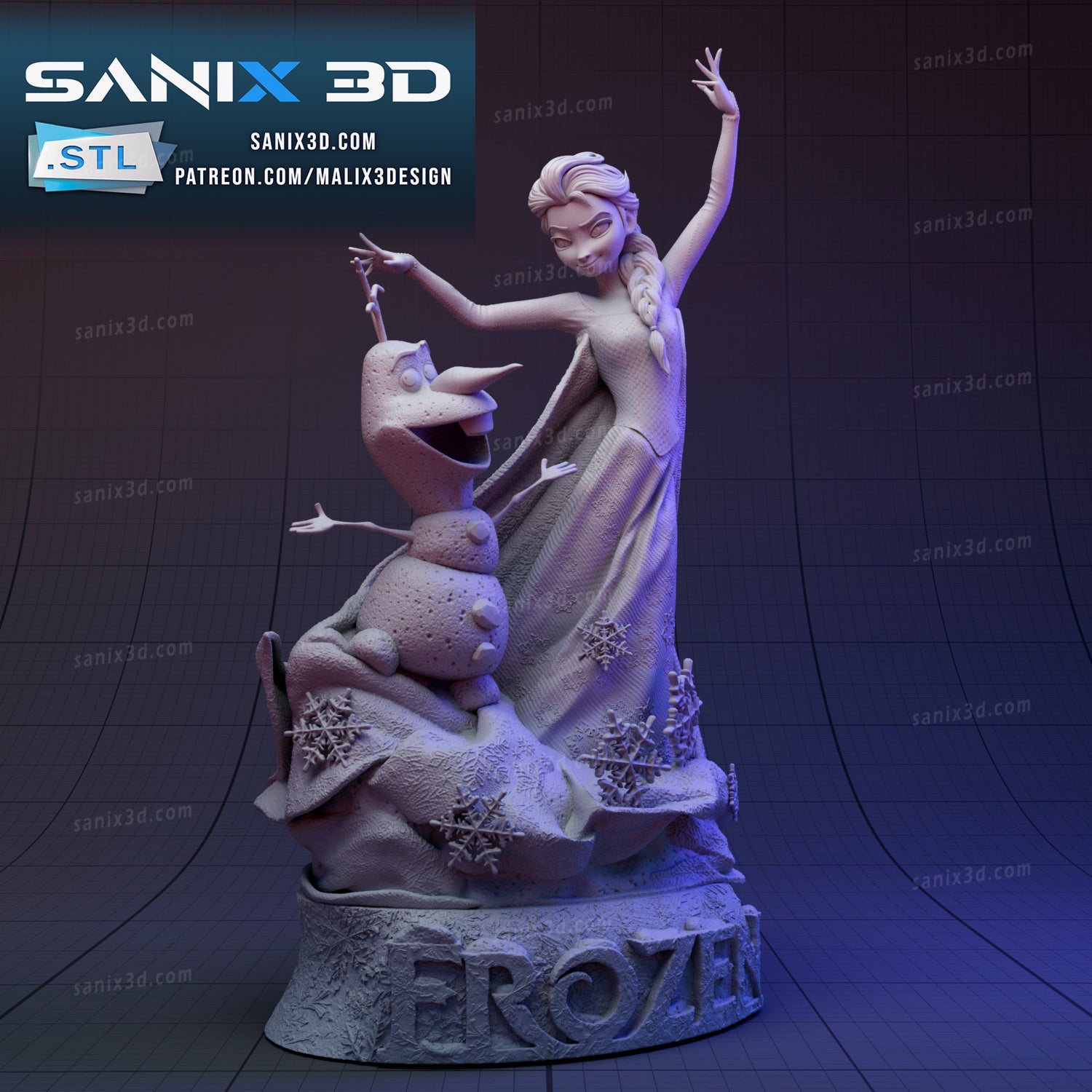 Frozen - Sanix3D - Dark Forge Arts