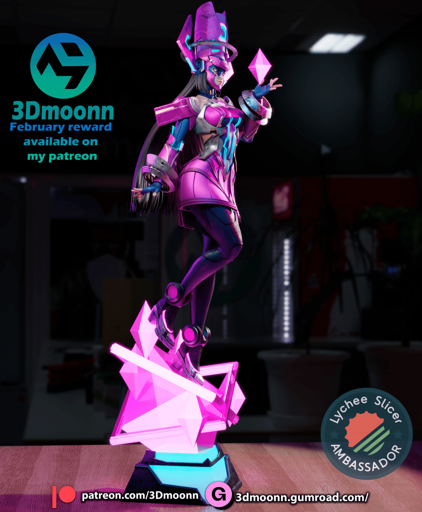 Galacta - 3DMoonn - Dark Forge Arts